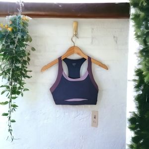 Calme by Johnny Was Color Block Sports Bra